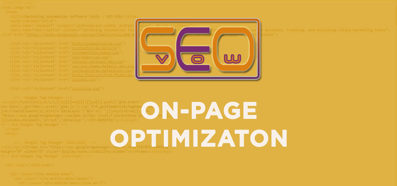 on page SEO Techniques and Strategies