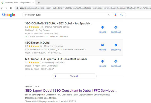 Top SEO Expert in Dubai