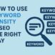 keyword density in SEO